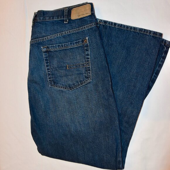 Men's Calvin Klein Relaxed Straight Jeans 36x30 - Picture 1 of 6